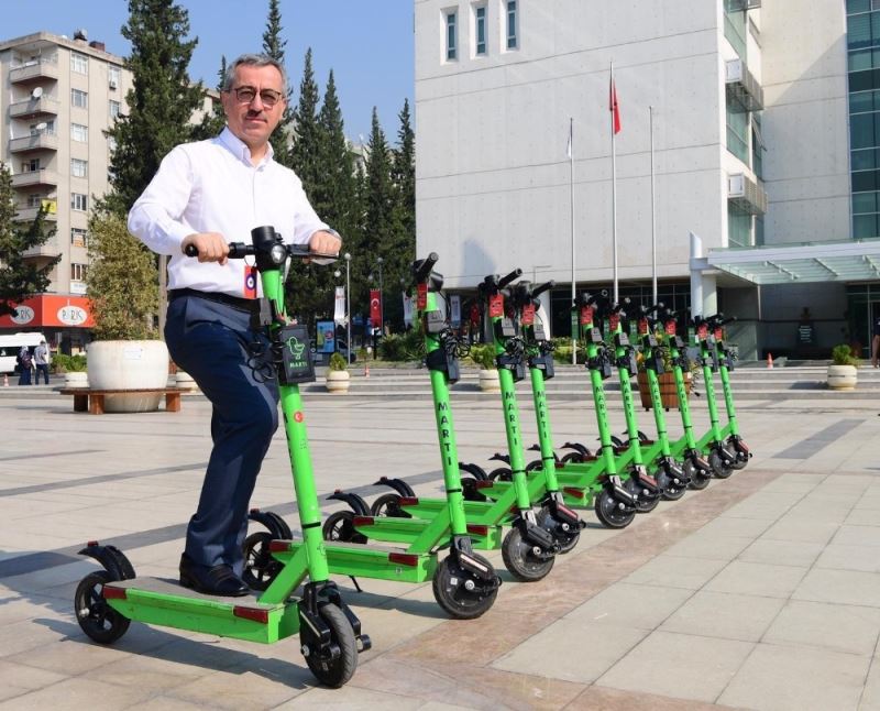 Kahramanmaraş’ta scooterlı ulaşım dönemi
