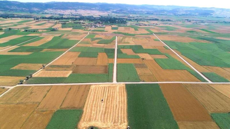 Ovada arazi toplulaştırması havadan görüntülendi
