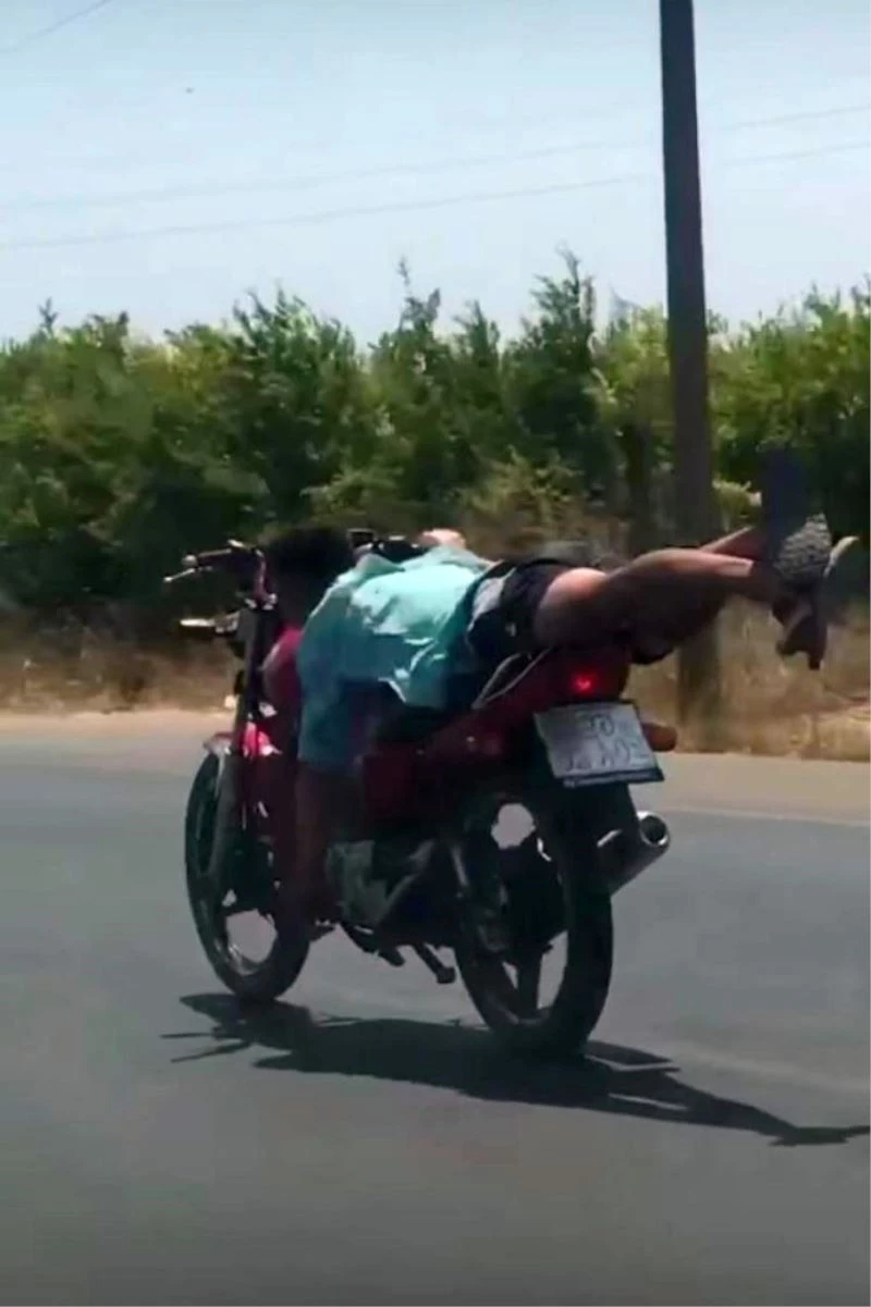 Motosiklet üzerinde akrobatik hareketlere 3 bin lira ceza
