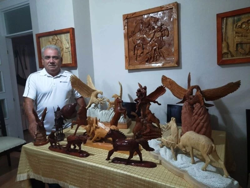 Hobisini sanata dönüştürdü
