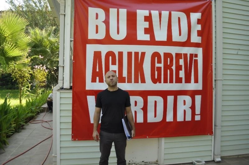Gürültüden uyuyamayınca açlık grevi başlattı
