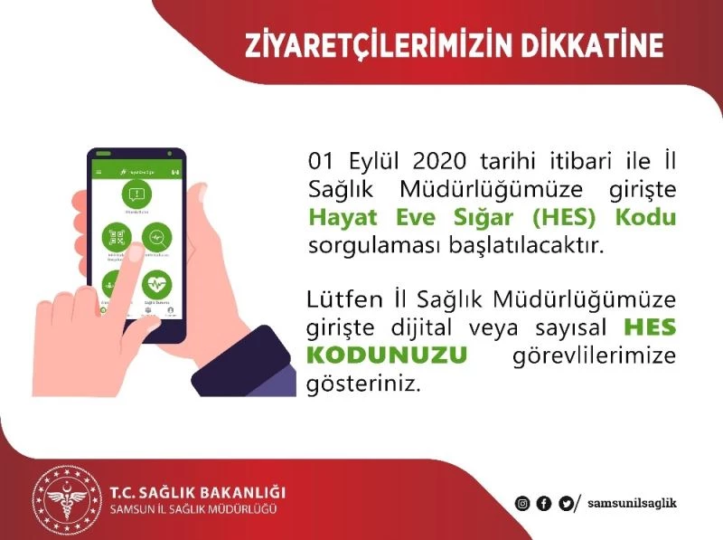 HES kodu olmayan buraya giremeyecek
