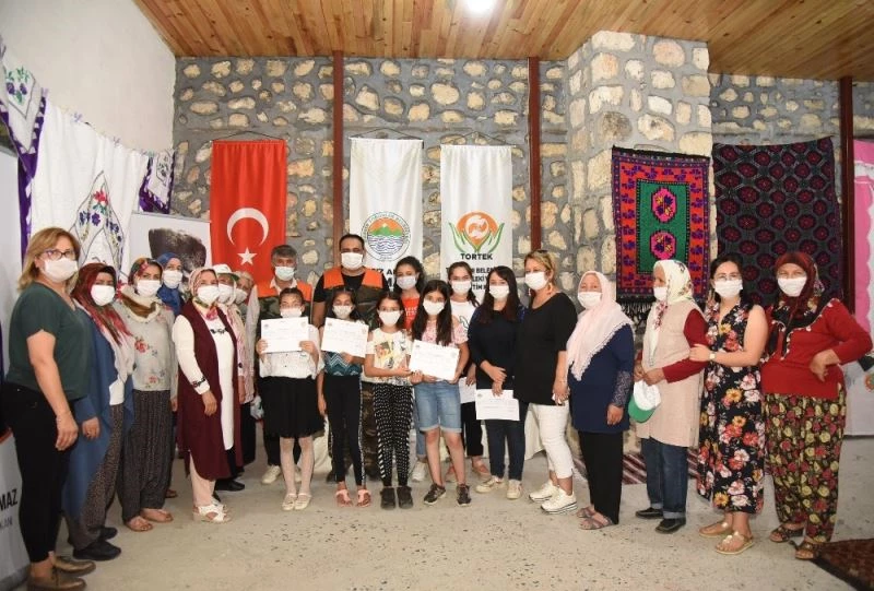 Yaylalarda TORTEK kurslarına katılanlar sertifikalarını aldı
