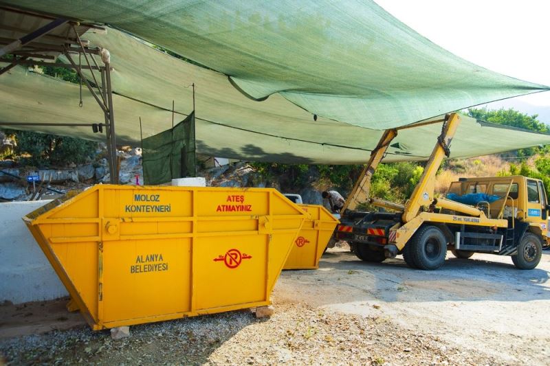 Alanya Belediyesi, Kurban Bayramı’nda 3 bin 528 ton atık topladı
