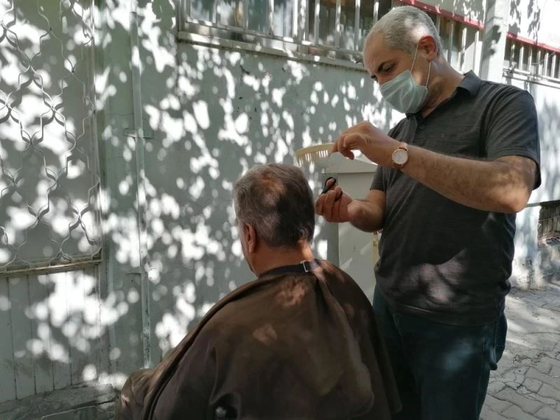 Evde bakım alan kişilere kuaförlük hizmeti
