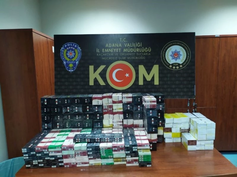 Sigara kaçakçıları ‘Tiryaki’ye takıldı
