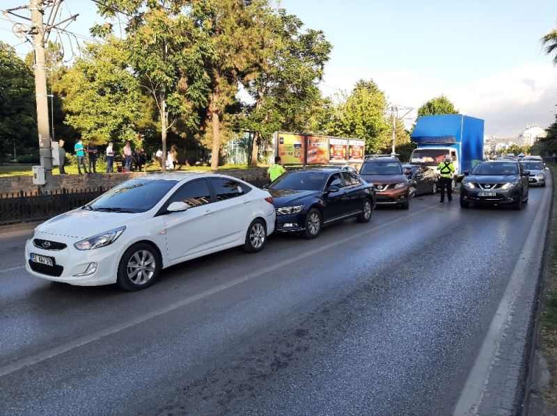 Samsun’da zincirleme trafik kazası: 4 yaralı
