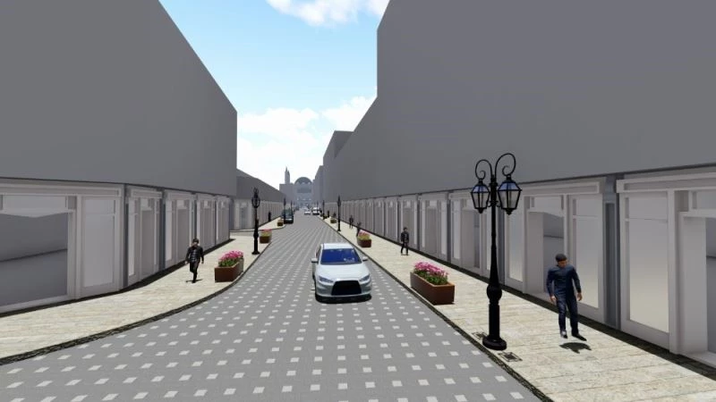 Yüzbaşıoğlu Sokak yeni çehresine kavuşuyor
