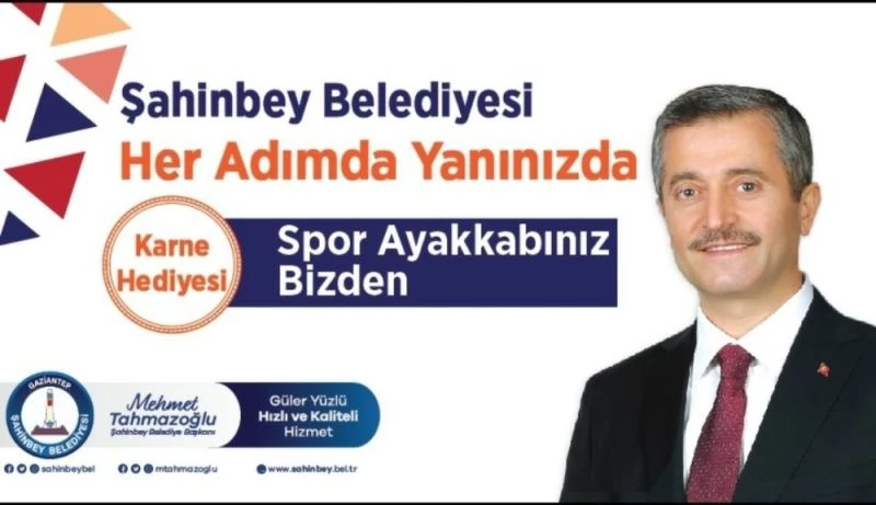 Şahinbey Belediyesi’nden randevulu ayakkabı dağıtımı
