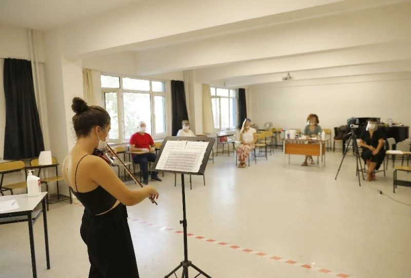 Müzik öğretmenliği bölümünde özel yetenek sınavı yapıldı
