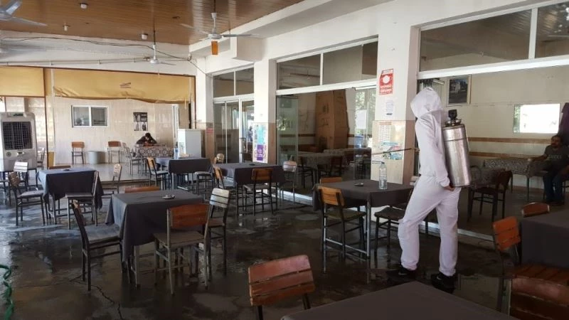 Nazilli Belediyesi, Demirciler Mahallesi’nde dezenfekte çalışması başlattı
