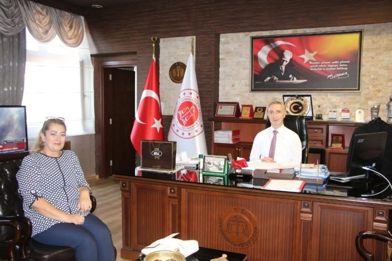 Yanmaz’dan Başsavcı Çelik’e ziyaret
