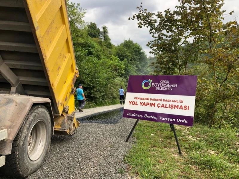 Fatsa’nın mahallerine asfalt konforu
