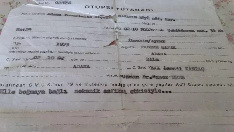 Vahşi katilin ifadesini ölüm raporu yalanladı
