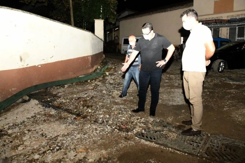 Mustafakemalpaşa’da selin zarar verdiği mağduriyetler giderilecek
