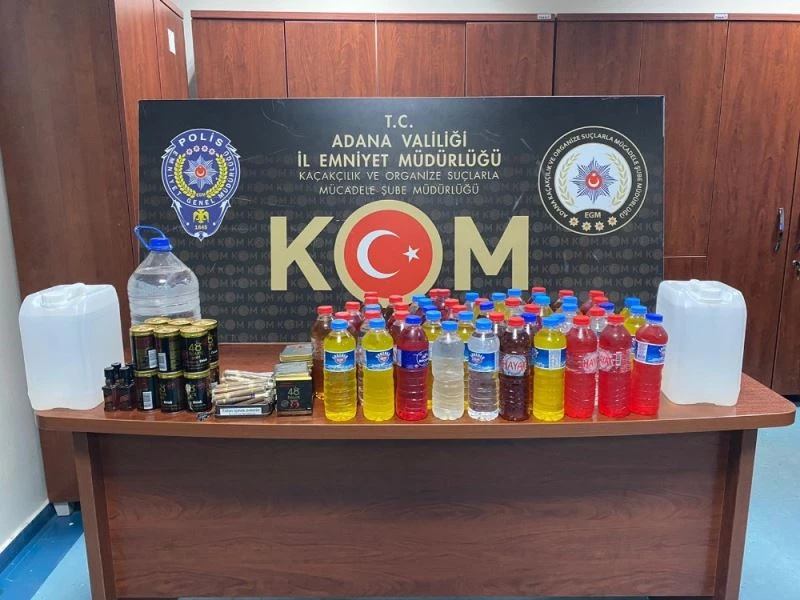 Meyve aromalı kaçak içki operasyonu
