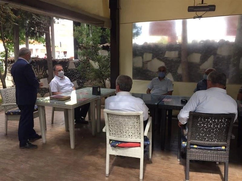 Kaymakam Türköz muhtarlarla bir araya geldi
