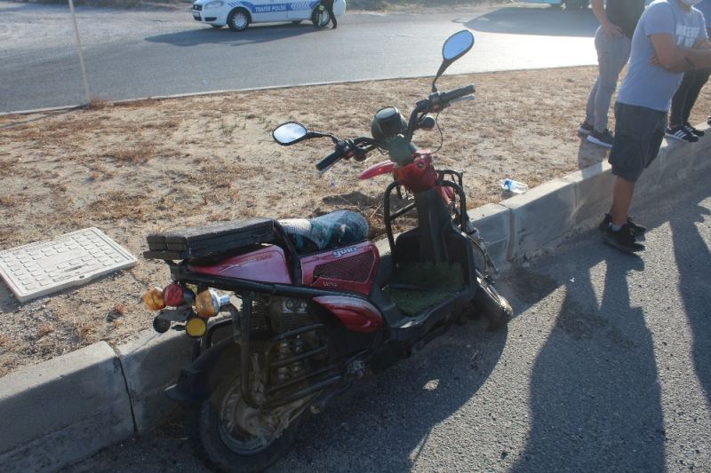 Tekirdağ’da elektrikli motosiklet ile otomobil çarpıştı: 1 ...
