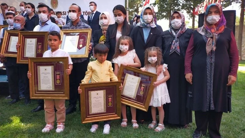 Kahramanmaraş’ta Devlet Övünç Madalyası Tevcih Töreni
