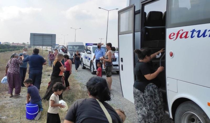 Hatay’da konargöçer dilenci operasyonu
