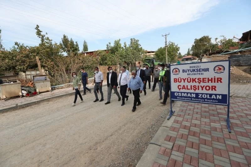 Büyükşehir, baba ocağındaki yatırımları inceledi
