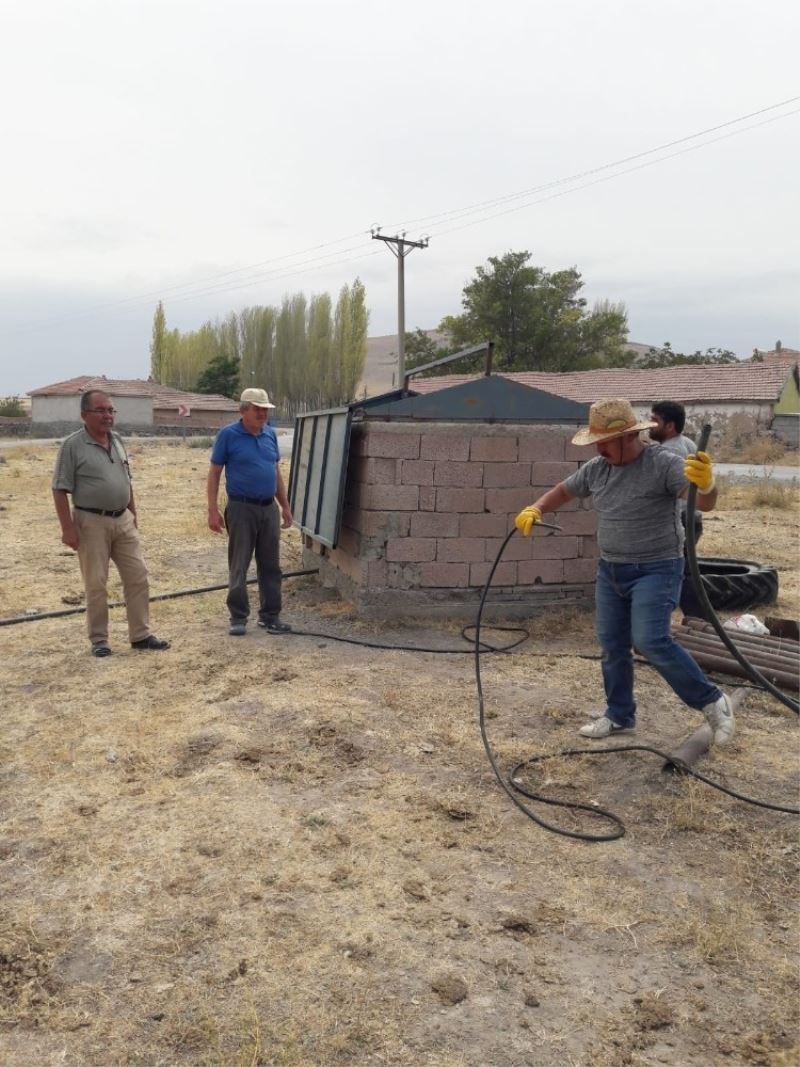 Kulu’da hayvan yetiştiricilerinin su ihtiyacı gideriliyor
