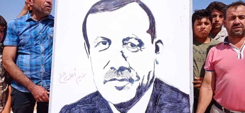 İdlib’te sivillerden rejim karşıtı protesto
