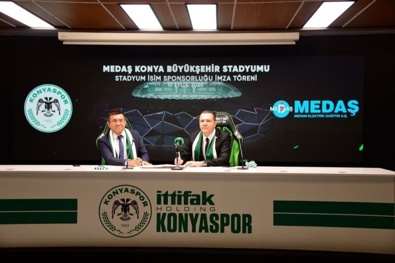 Konyaspor’un yeni stadyum sponsoru MEDAŞ
