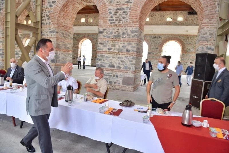 Başkan Yıldız, mahalle muhtarlarıyla 