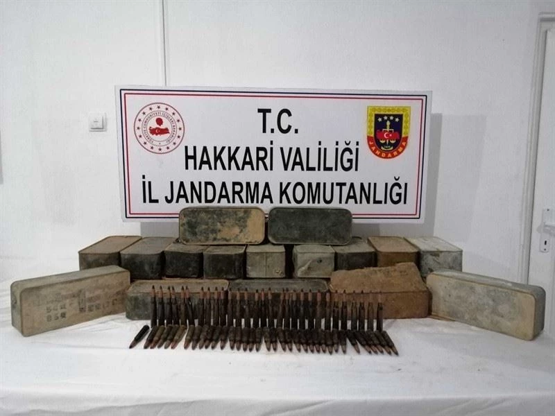 Şemdinli’de uçaksavar mühimmatı ele geçirildi
