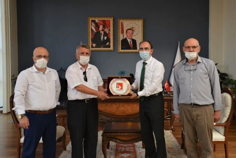 Bozüyük Girişimciliği Destekleme Derneği’nden Rektör Beydemir’e ziyaret
