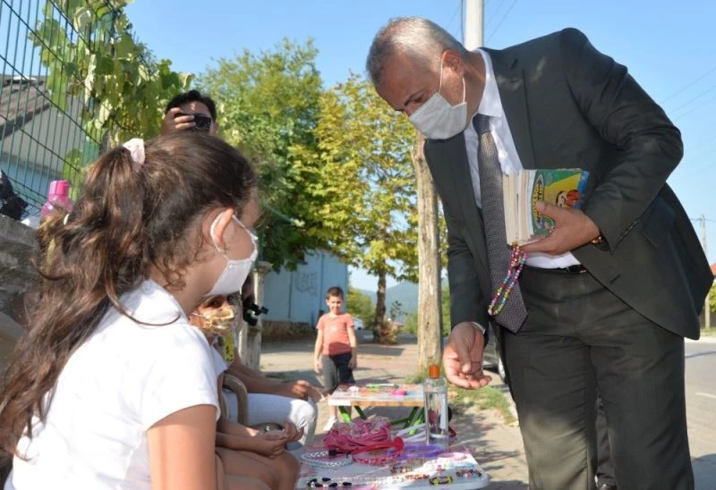 Başkan Babaoğlu ve miniklerin gülümseten diyaloğu
