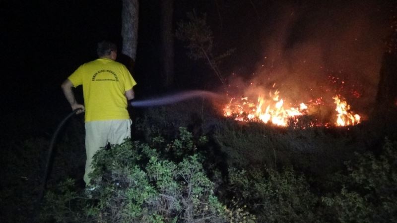 Ayvalık’taki orman yangını kontrol altına alındı
