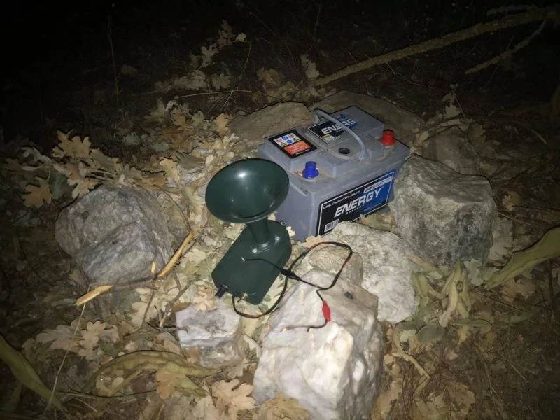 Bıldırcın sesi çıkaran 8 düzenek imha edildi
