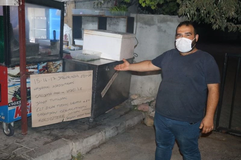 Kahramanmaraşlı kebapçı eli bıçak tutan okumak istemeyen çırak arıyor
