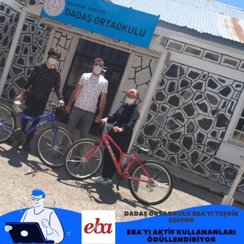 Dadaş Ortaokulu EBA kullanımını hediyelerle teşvik ediyor
