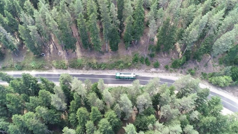 Caminin minaresi 500 kilometre mesafeden taşındı
