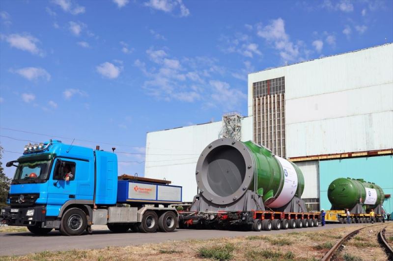 Akkuyu NGS için üretilen reaktör basınç kabı Türkiye