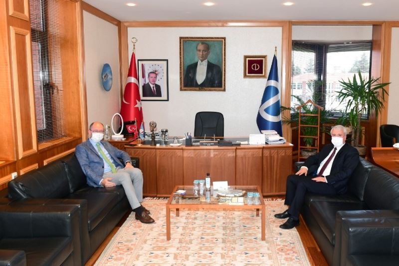 YÖK Yürütme Kurulu Üyesi Prof. Dr. Gündoğan’dan Rektör Erdal’a ziyaret
