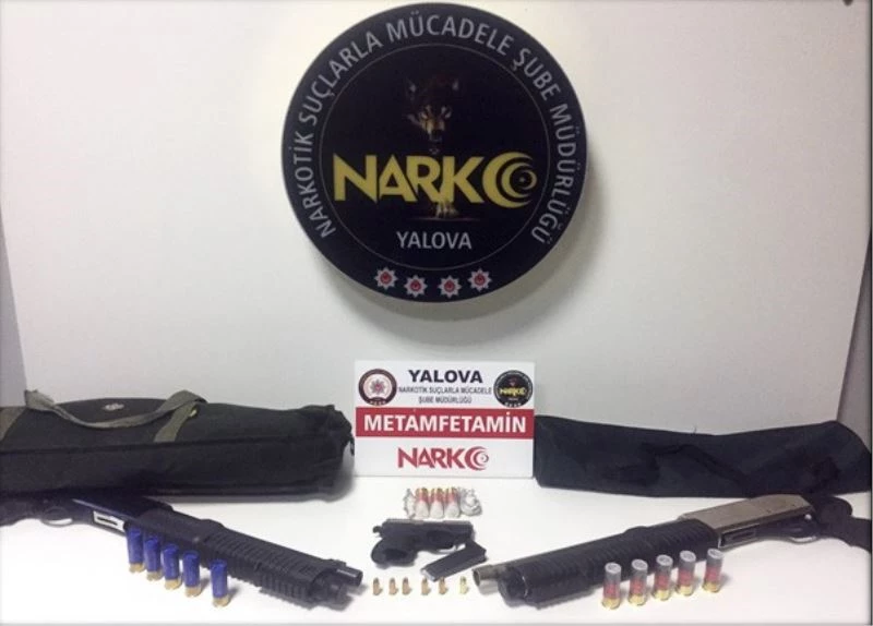 Tüfek fişeği içerisinde metamfetamin ele geçirildi
