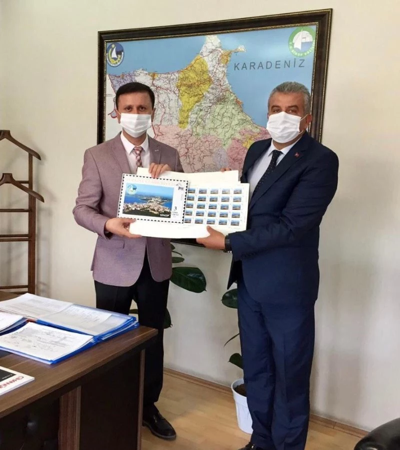 Sinop’un tanıtımı için posta pulu bastırıldı
