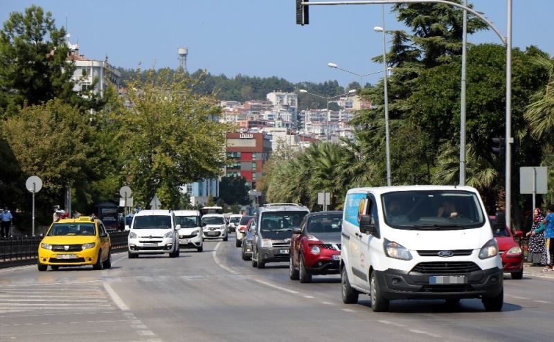 Samsun’da trafiğe kaydı yapılan her 2 araçtan 1’i beyaz renk
