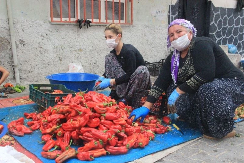Ev hanımı isot üretip mahallede patron oldu
