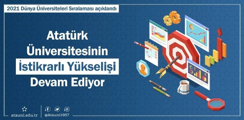 Atatürk Üniversitesinin istikrarlı yükselişi devam ediyor
