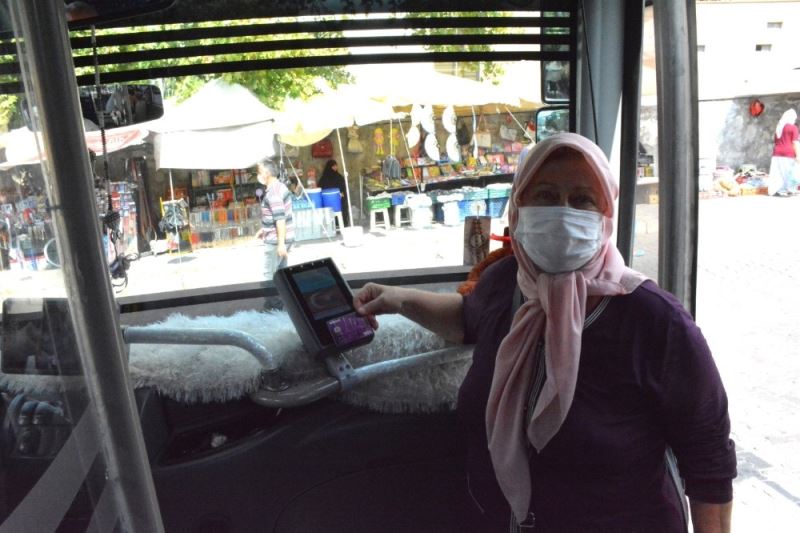 Halk Otobüslerinde dezenfekte çalışmaları sürüyor
