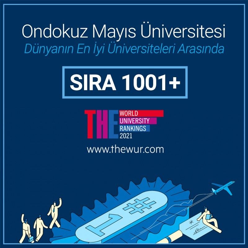 OMÜ Times Higher Education sıralamasında yeniden 1001+ grubunda
