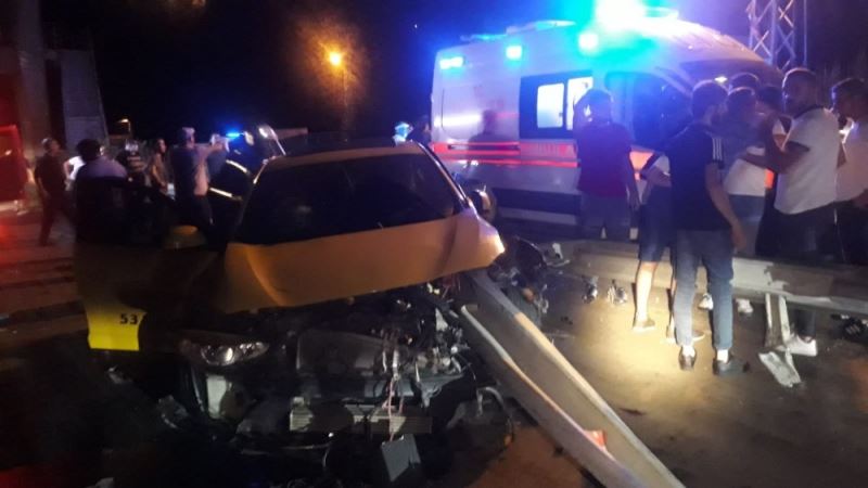 Rize’deki kazada 1 kişi hayatını kaybetti
