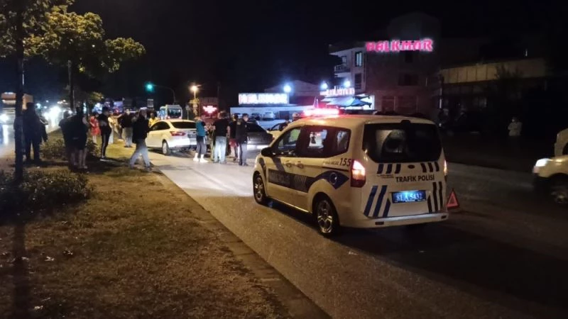 Yağmur yağdı kazalar kaçınılmaz oldu
