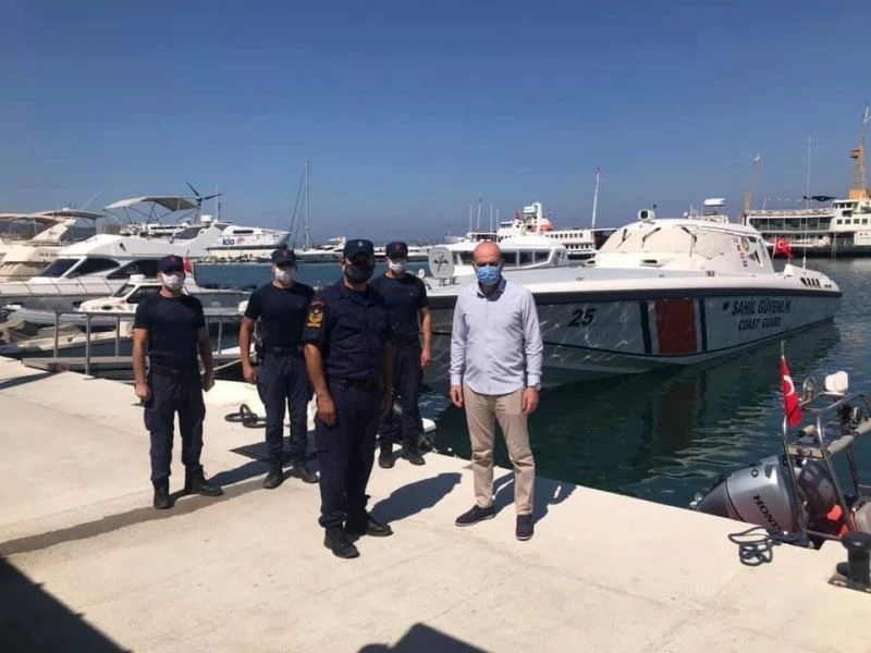 Gemlik Körfezi’nde 2 yeni sahil güvenlik botu hizmete girdi
