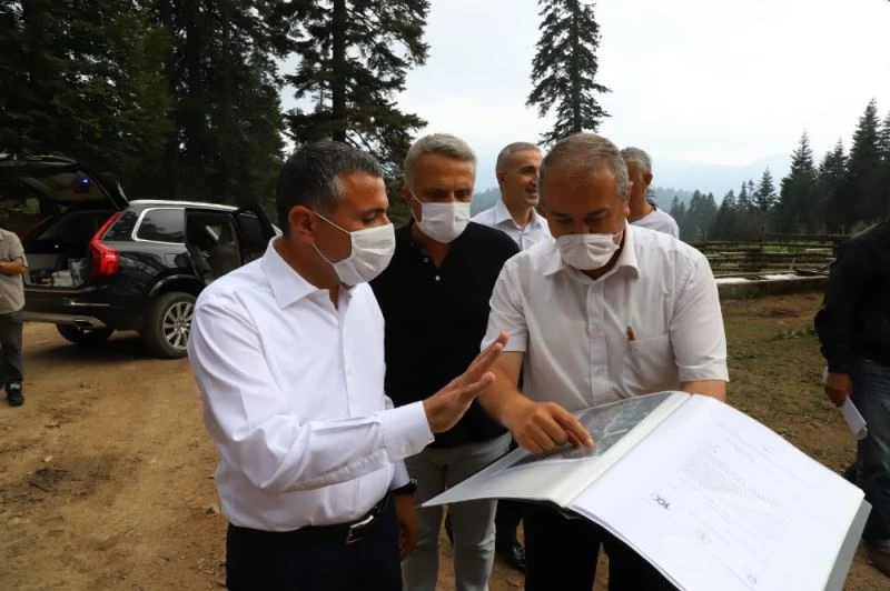 Samandere yolunda Vali Atay’dan inceleme
